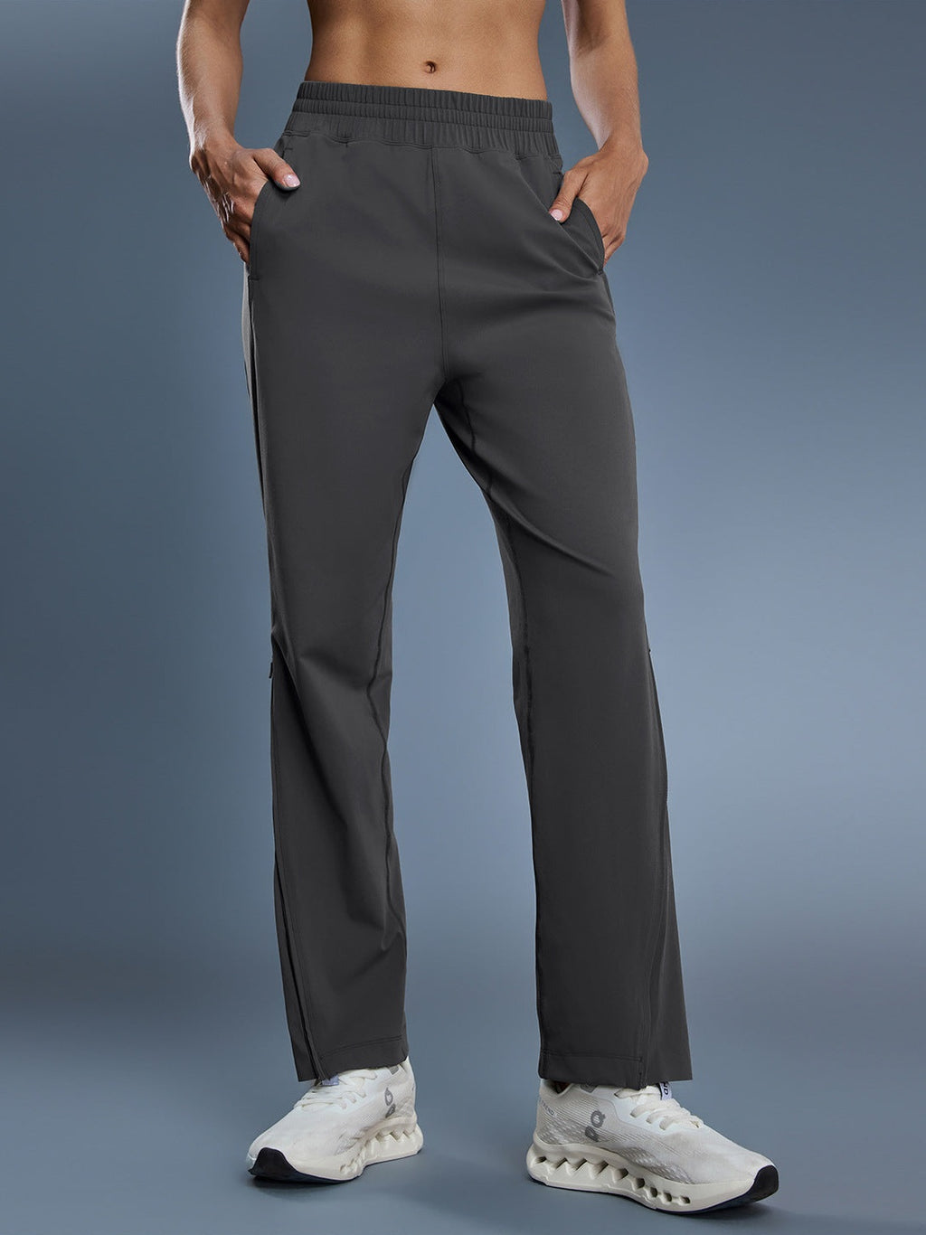 Two-Way Zip Sports Pants