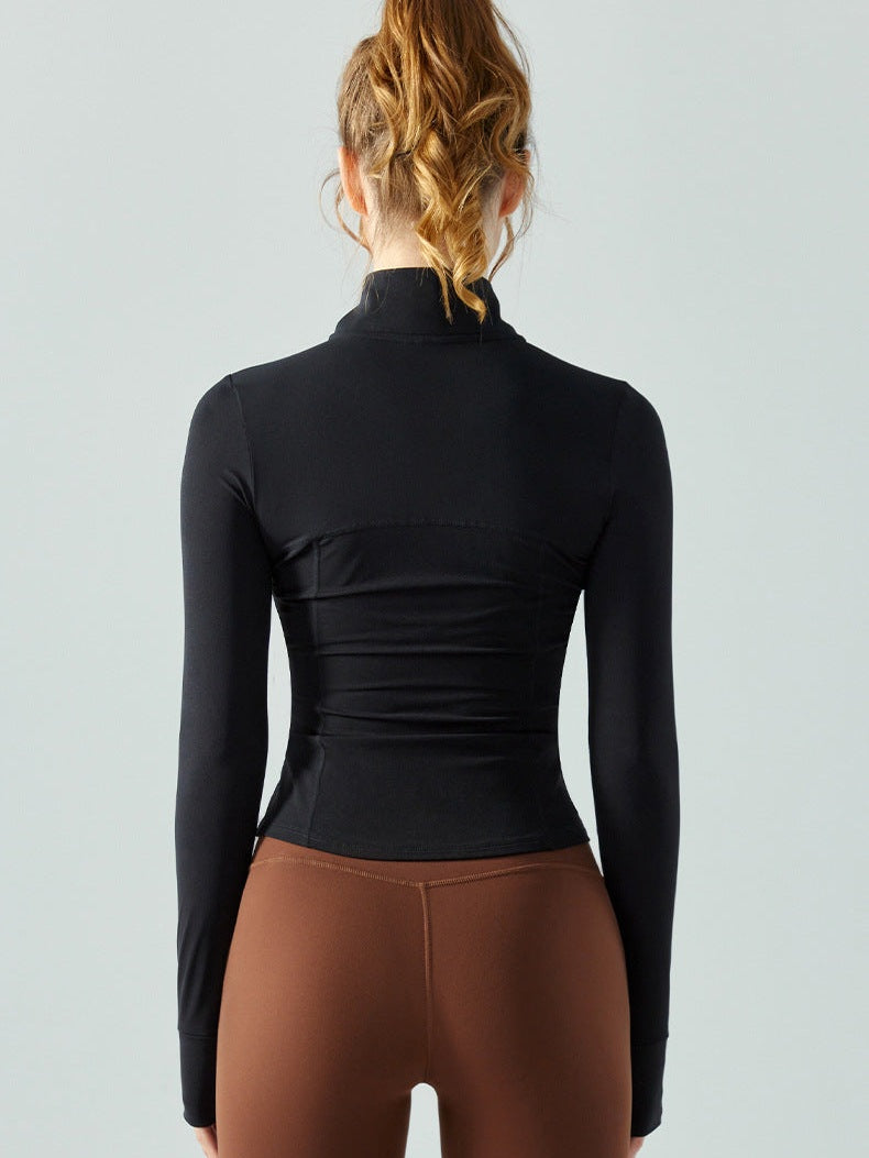 سترة مقاومة للرياح وياقة واقفة