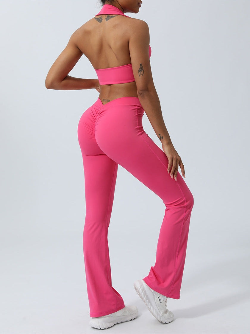 Peach Pink Shorts Suit