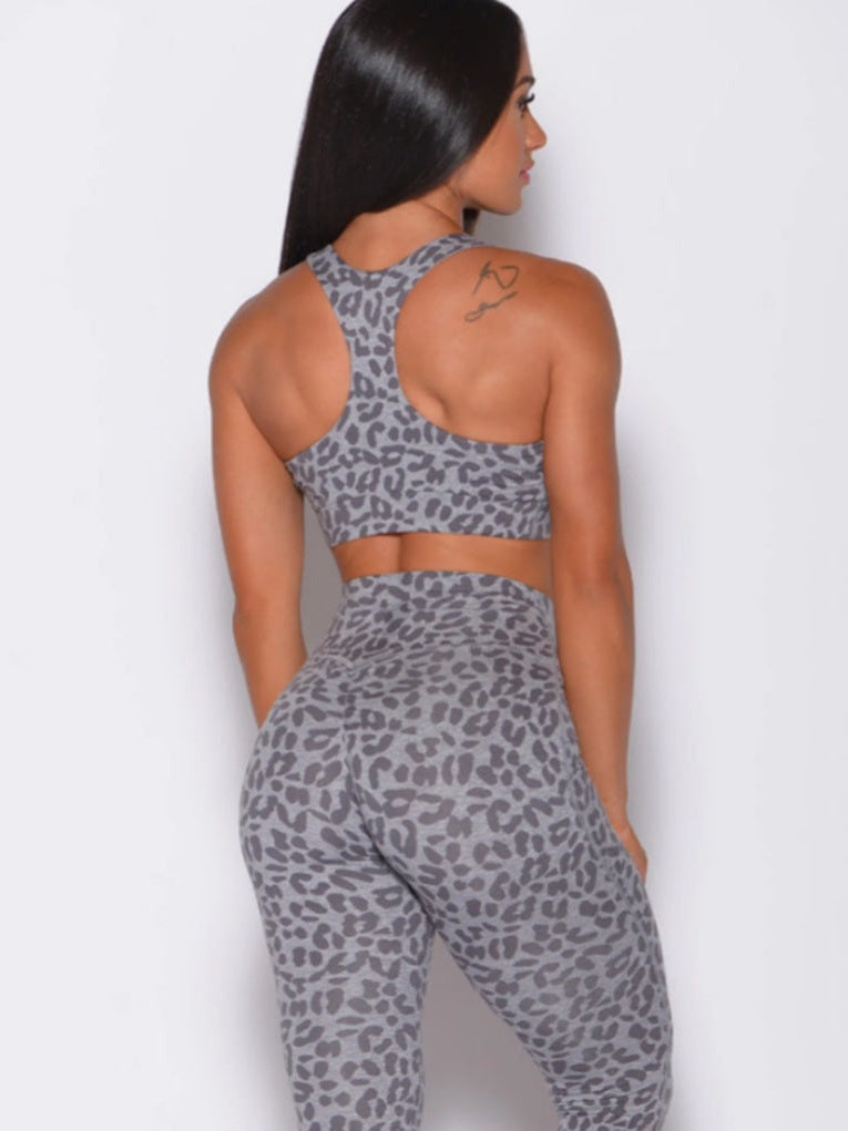 Leopard Print Yoga Set