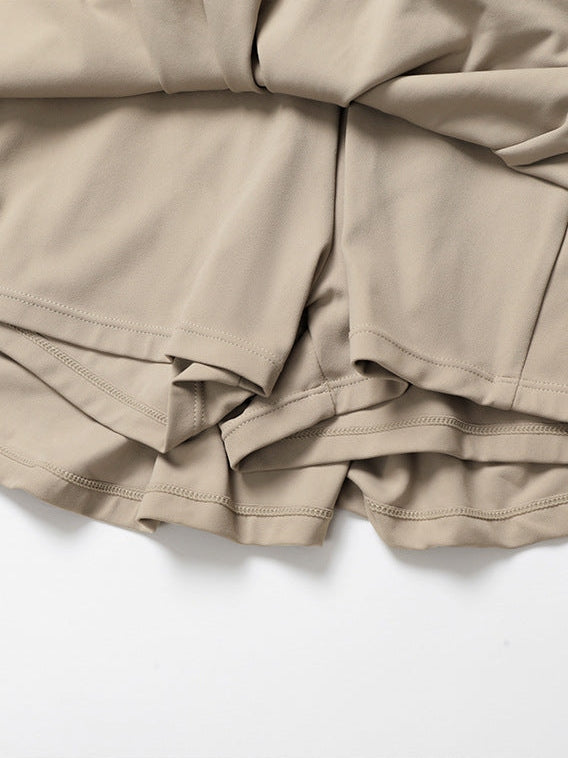 Two-Piece Stand Collar Dress