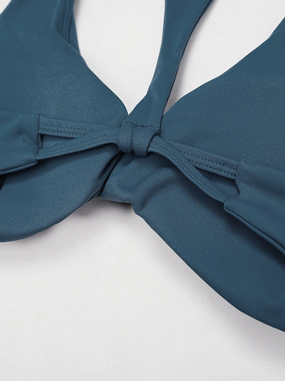 Pleated Backless Yoga Bra