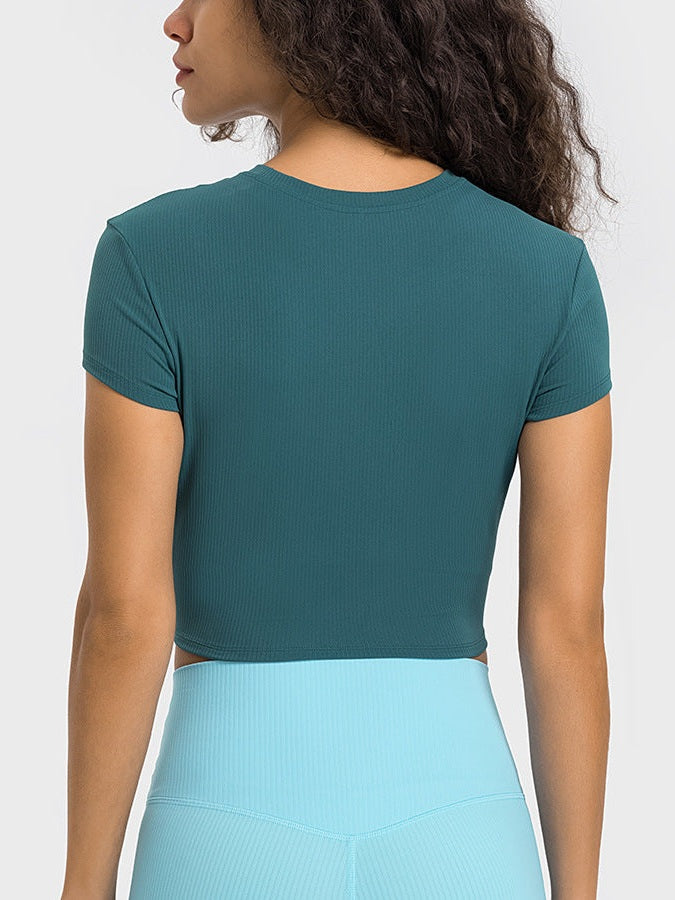 قميص قصير مخطط مضلع