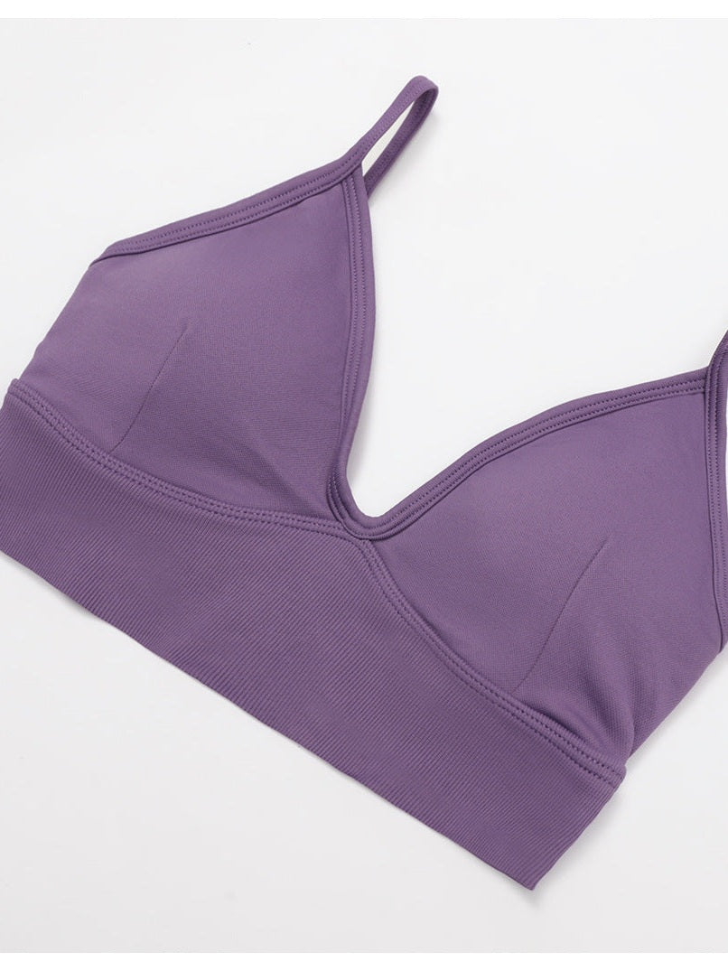 حمالة صدر رياضية بدون درزات بحزامين