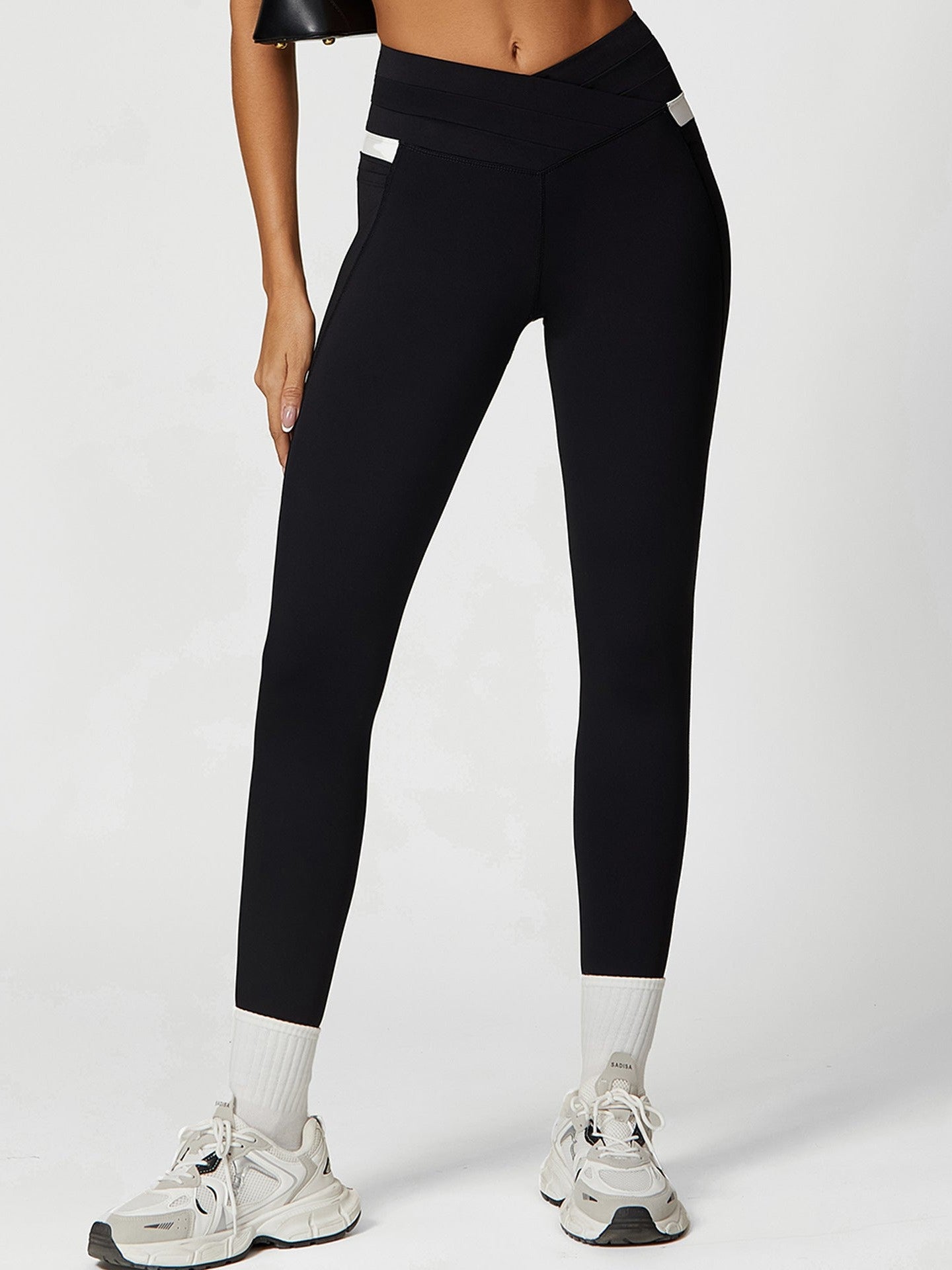 Black and White Trousers