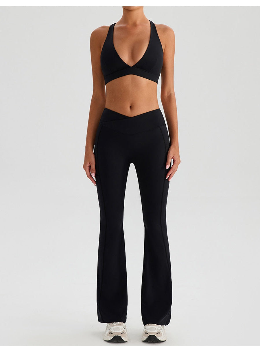 بنطال يوغا عالي الخصر