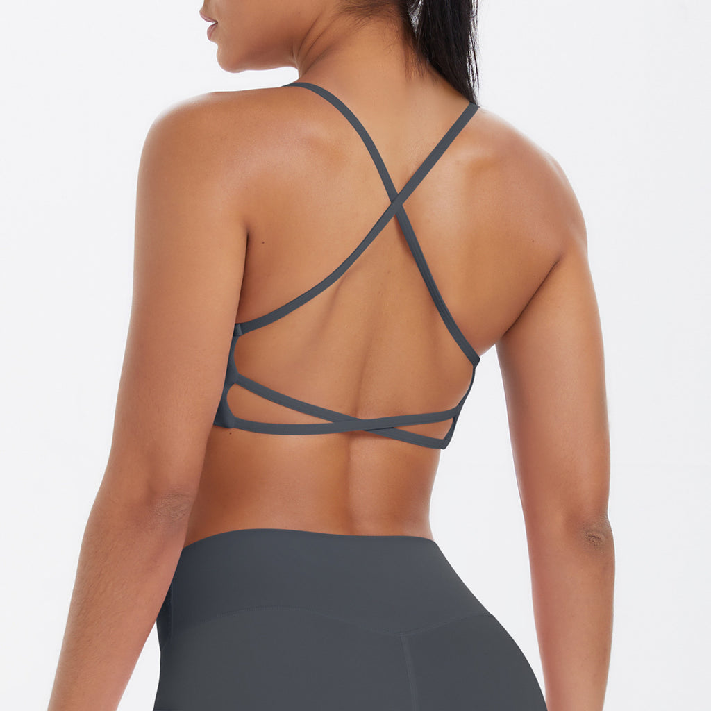 Crossback Push-Up Sports Bra