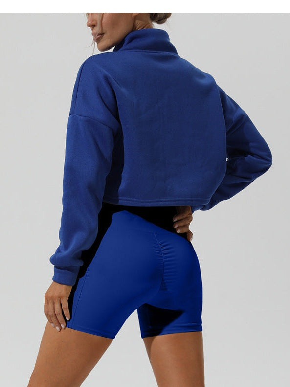 Jacke mit Stehkragen und Reißverschluss