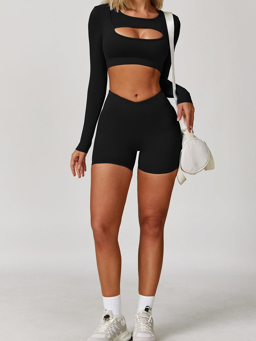 قميص يوغا مجوف