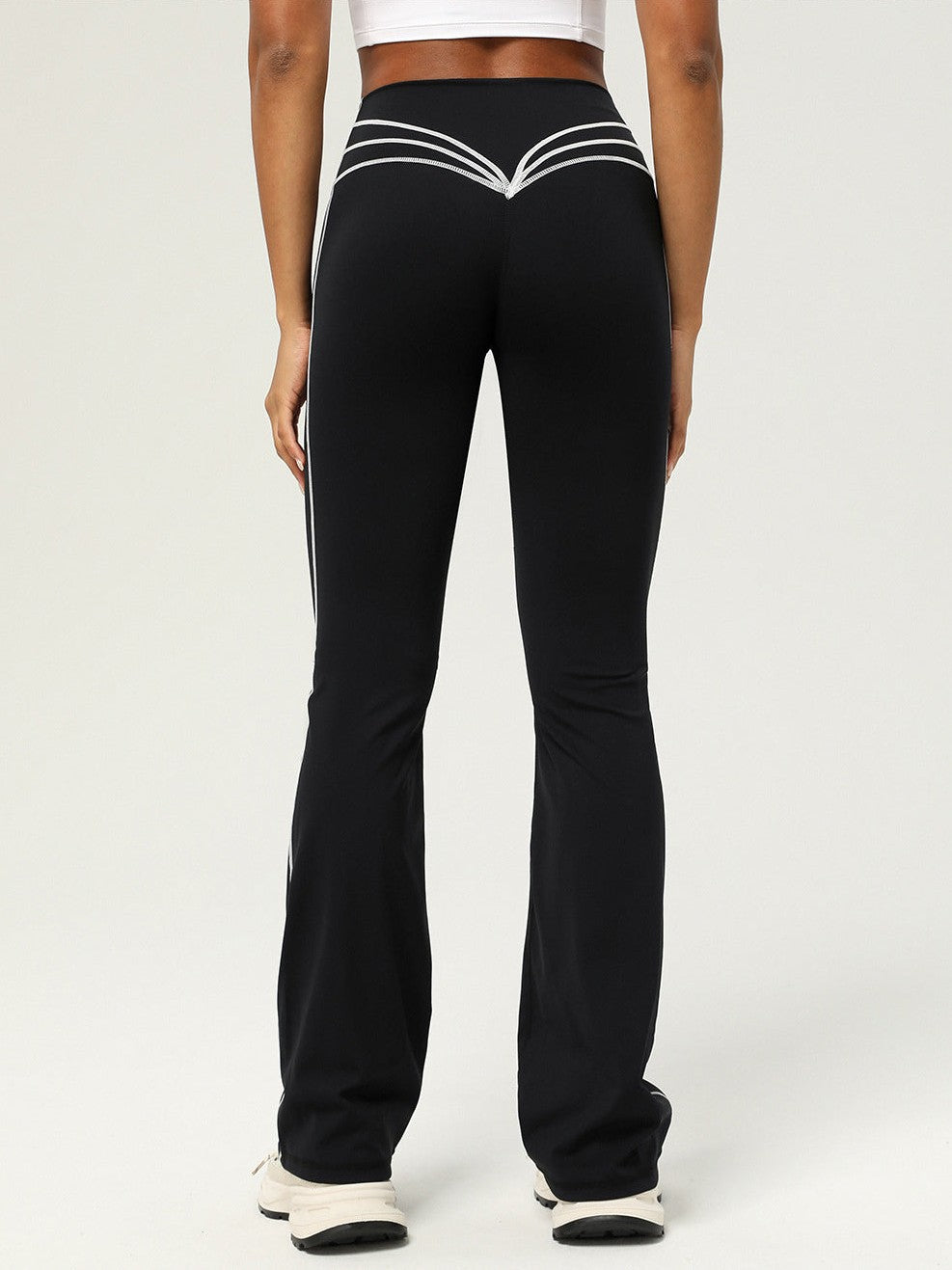 Bell Bottom High-Waist Pants