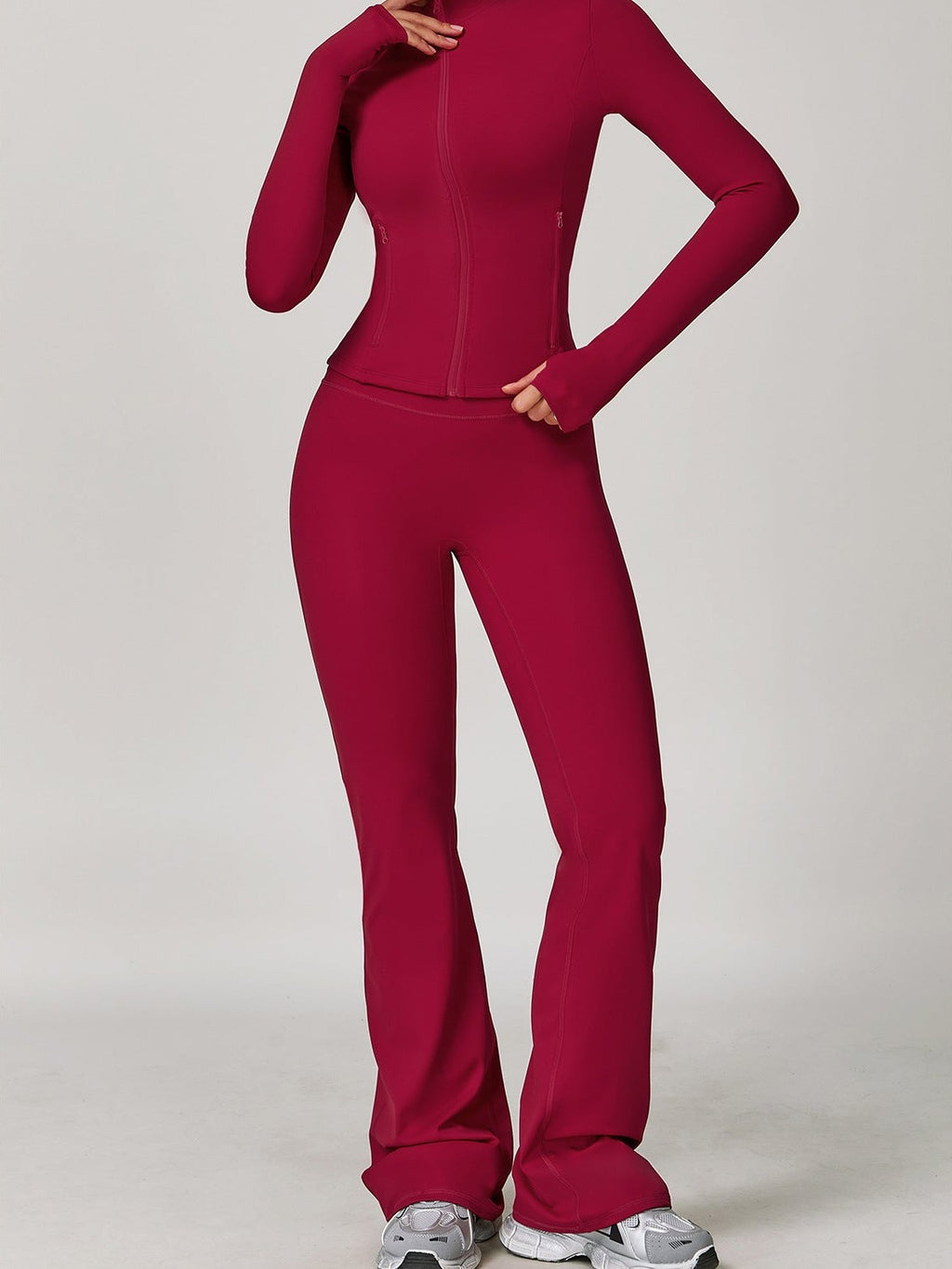 Yogahosen mit hohem Bund