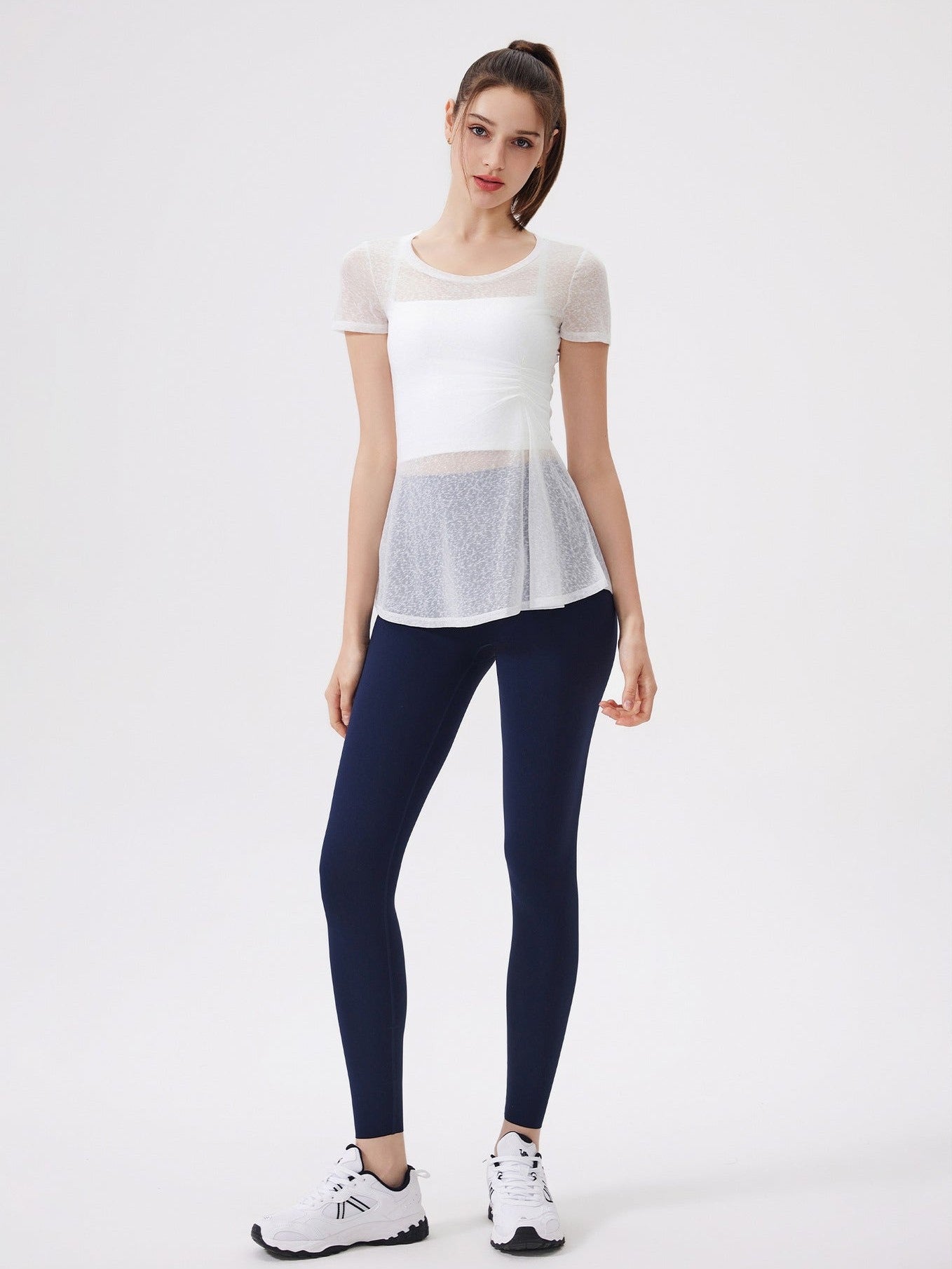 Schmale Yoga-T-Shirt