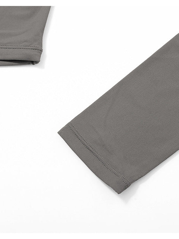 Yoga Langarm-Crop-Top