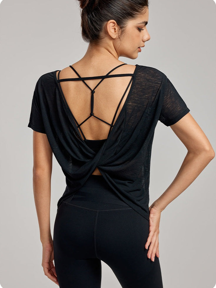 Backless Twist Top