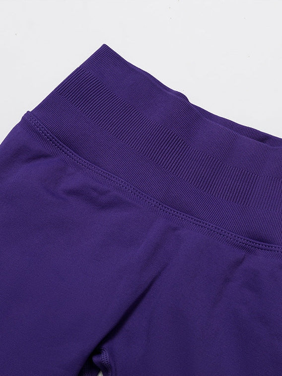 Seamless High-Waist Yoga Trousers