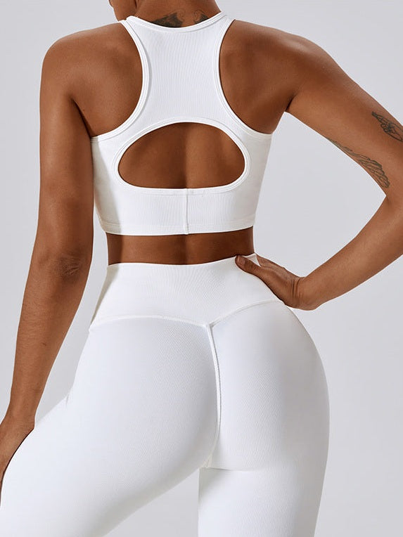 Back Cutout Sports Bra