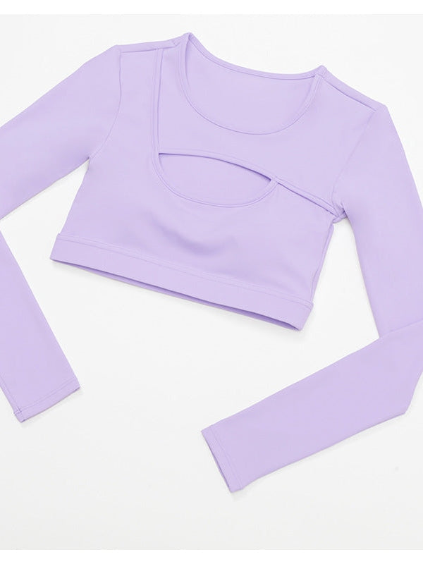 قميص يوغا مجوف