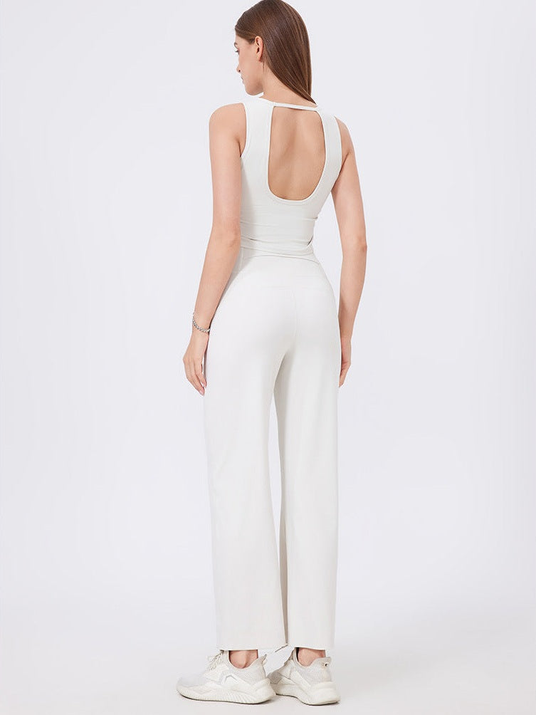 Wide-Shoulder U-Back Sports Bra