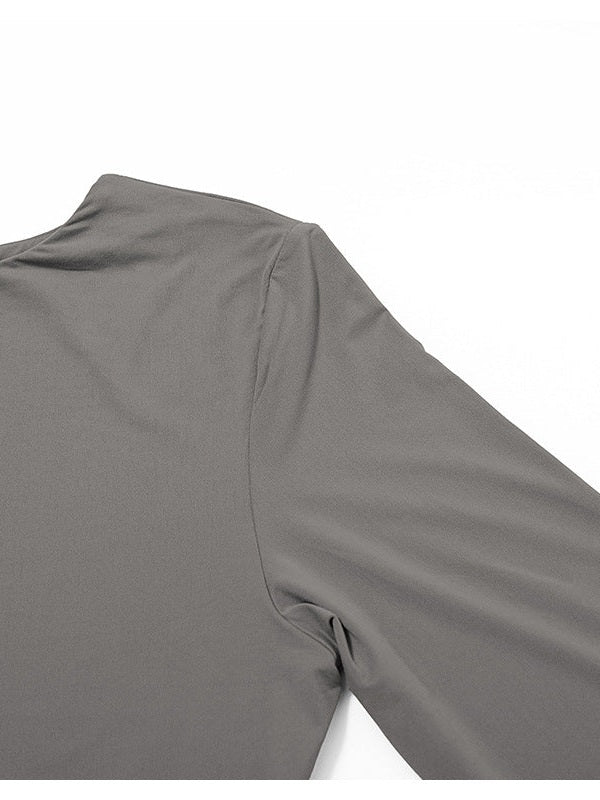 Yoga Langarm-Crop-Top