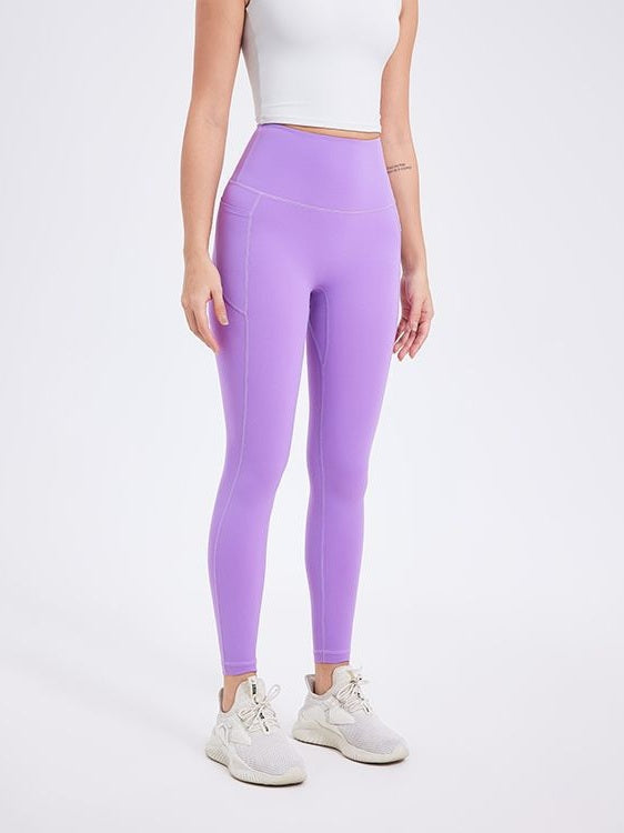 Nahtlose Leggings mit Seitentasche