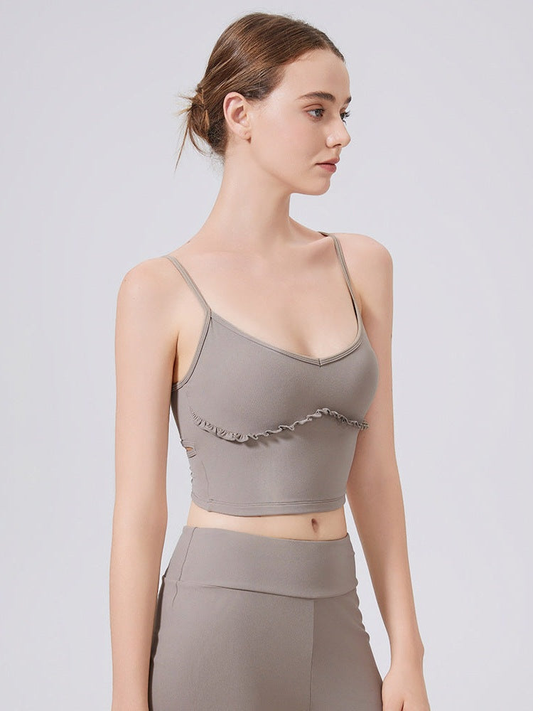 Lace Spaghetti Strap Tank Top