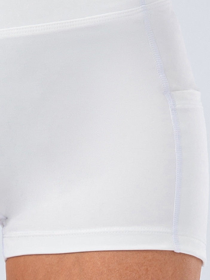 Yoga-Shorts mit hohem Bund