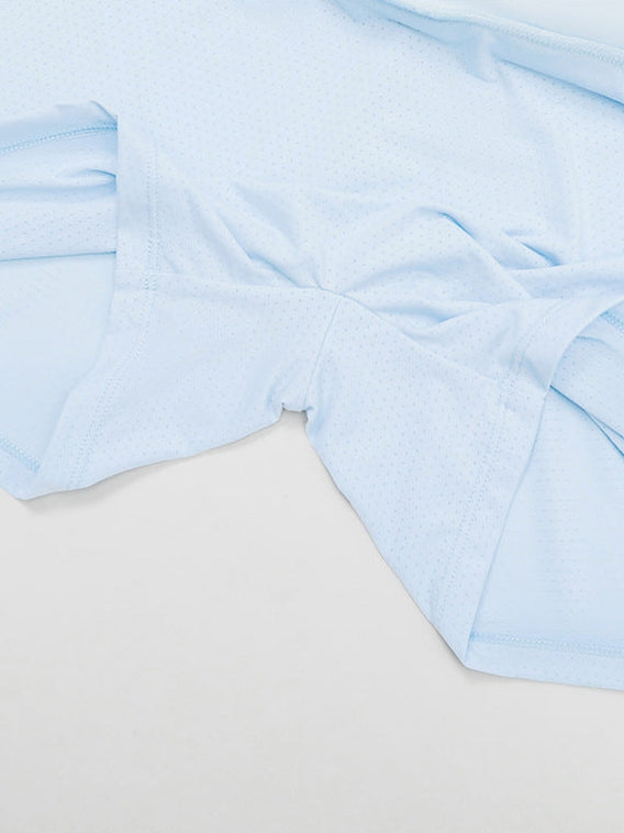 تنورة تنس عالية الخصر على شكل حرف A