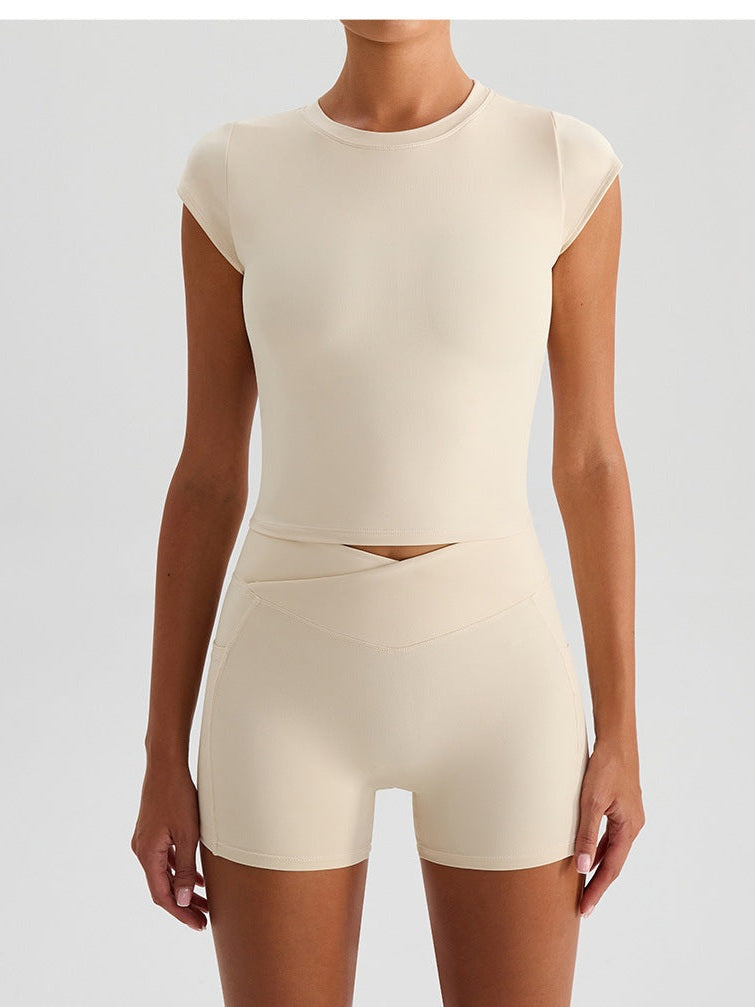 Pocketed Yoga Shorts