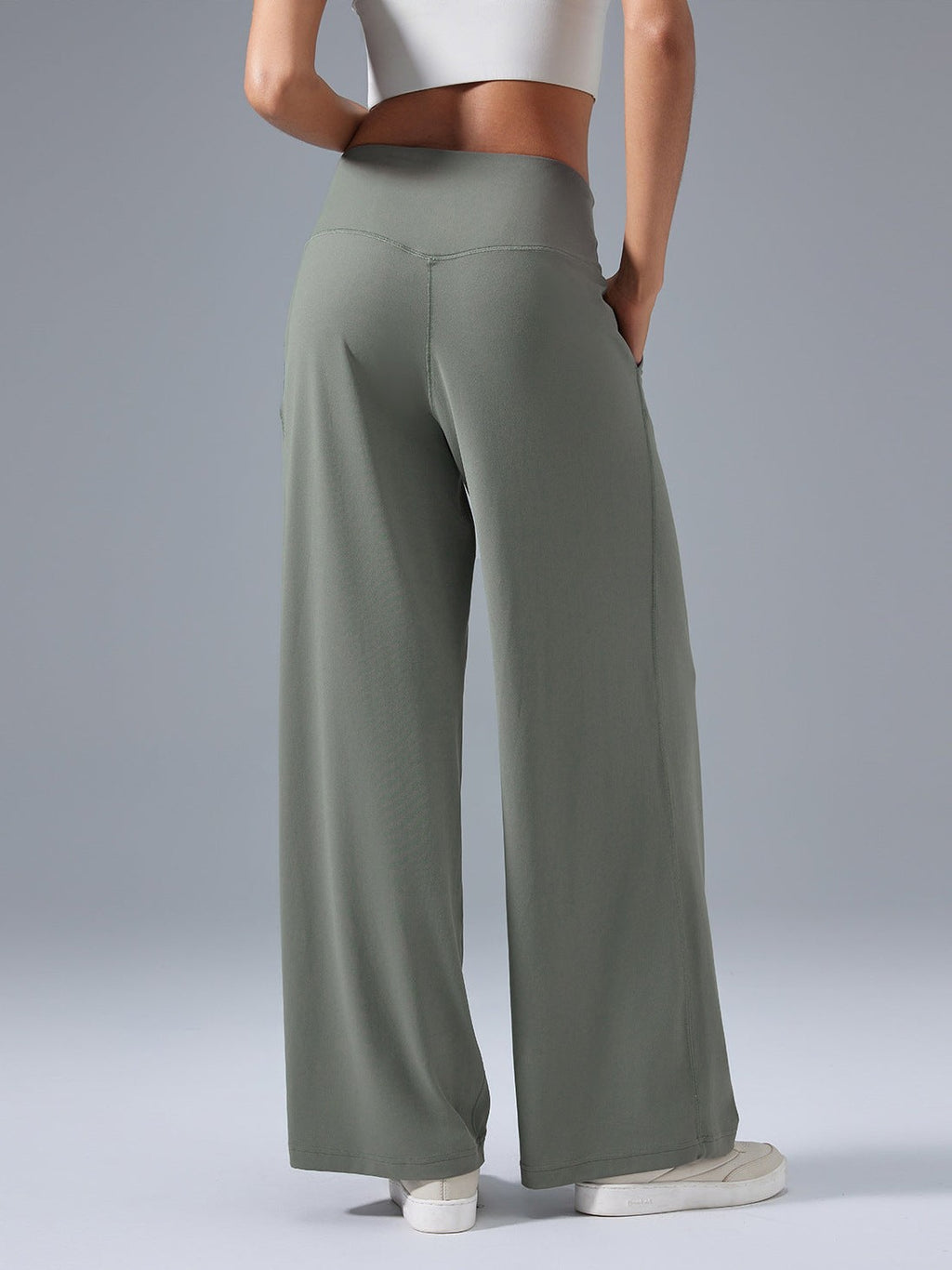 High Waist Wide Leg Pants