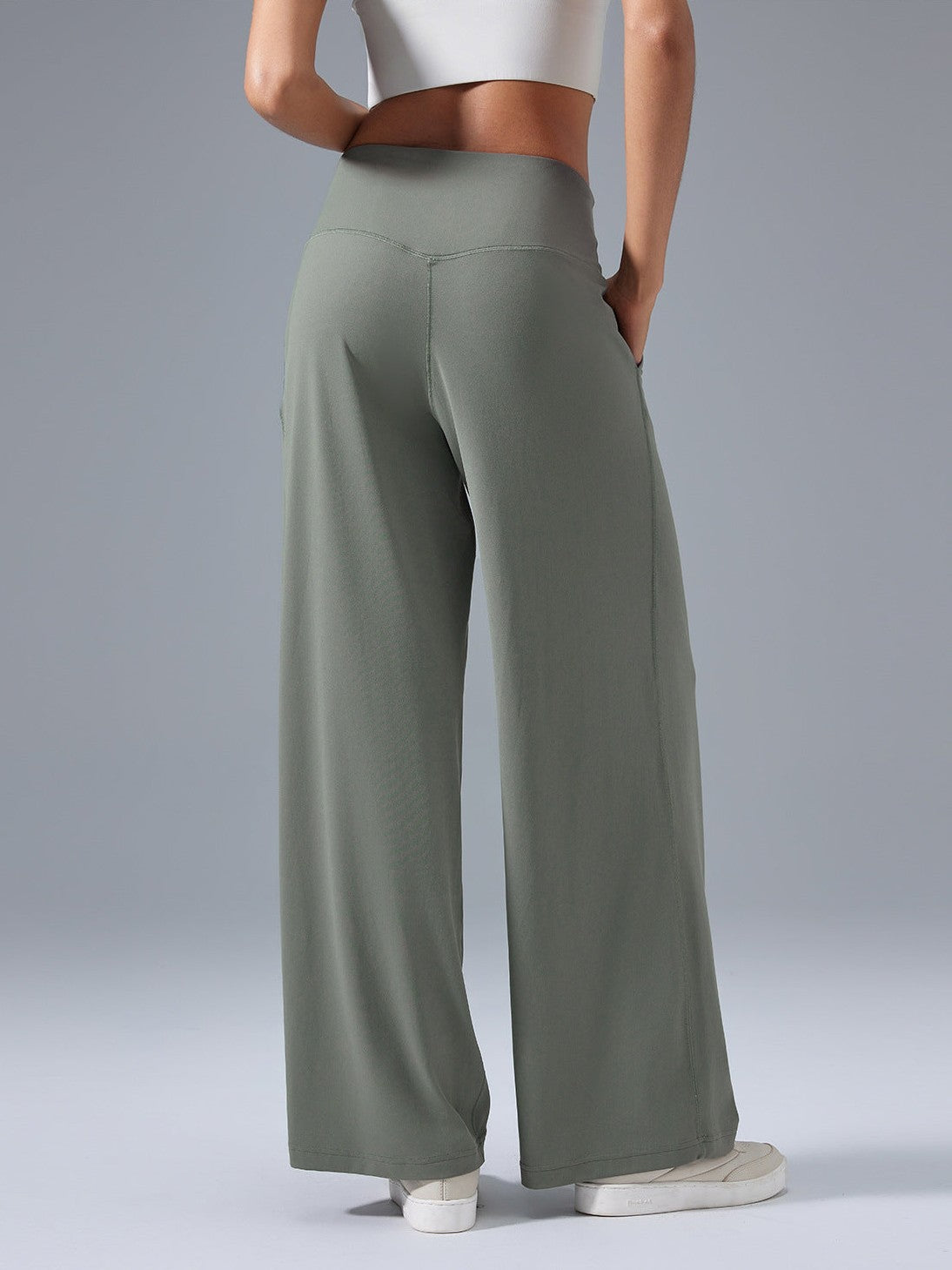 High Waist Wide Leg Pants