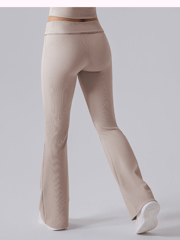 High Waist Bell-Bottom Pants