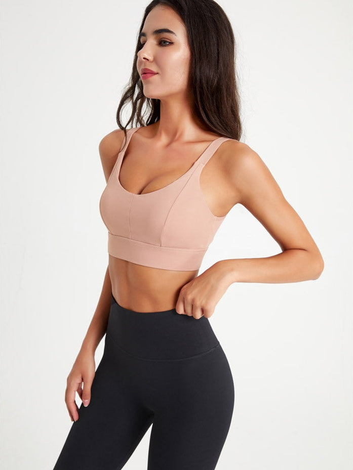 Rückenfreier Push-Up-Sport-BH