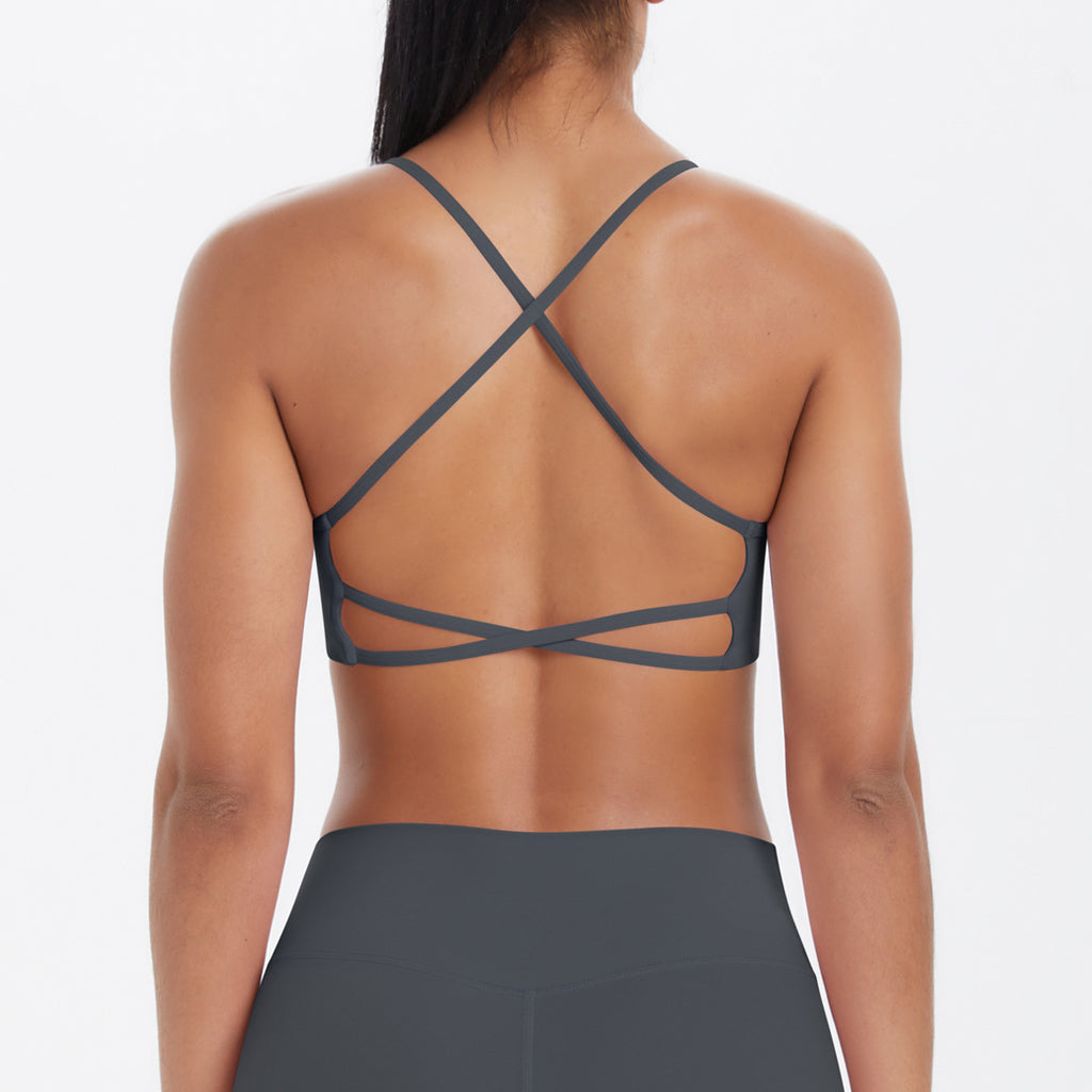 Crossback Push-Up Sports Bra