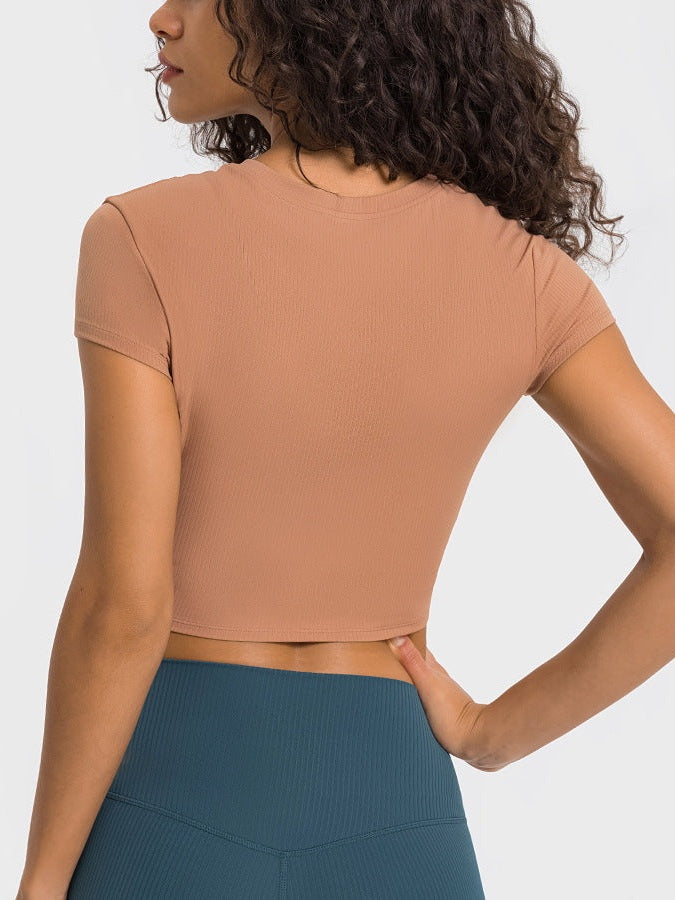 قميص قصير مخطط مضلع