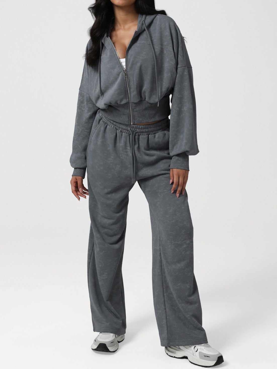 هودي قصير بسحاب