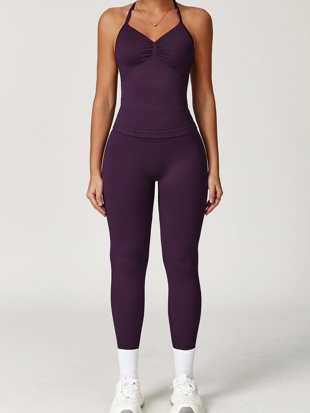 تانك يوغا مطوي ومكشكش