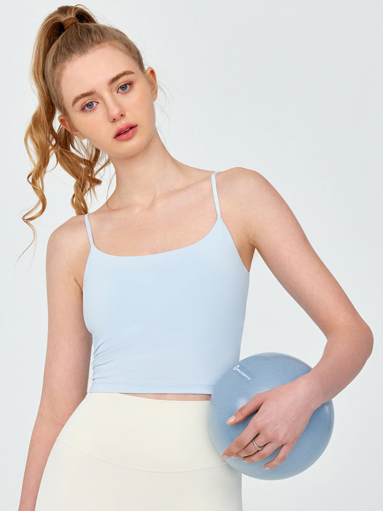 Yoga Tank with Chest Pad