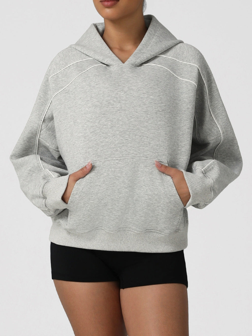 Laufjacke mit Kapuze