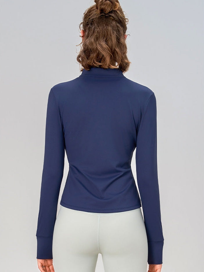 Zippered Stand-Up Jacket