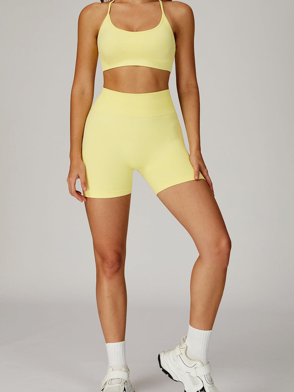 Crossback Seamless Yoga Bra