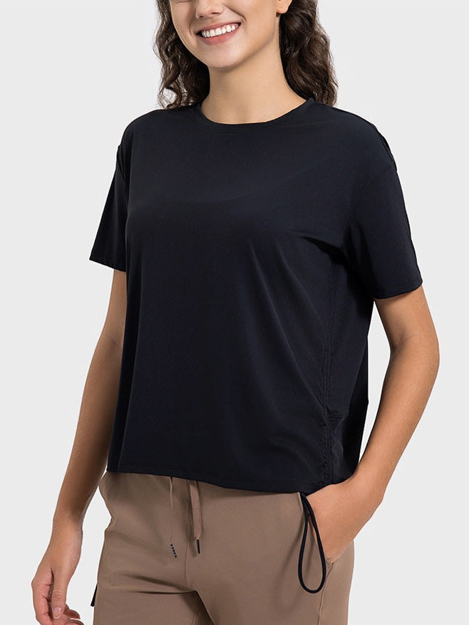 تي شيرت برباط مكشكش