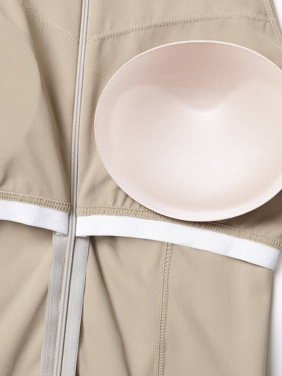 Two-Piece Stand Collar Dress