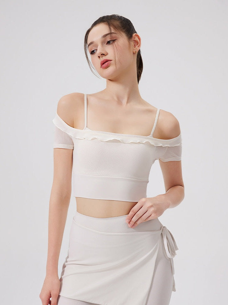 Luxe Crop Sports Bra