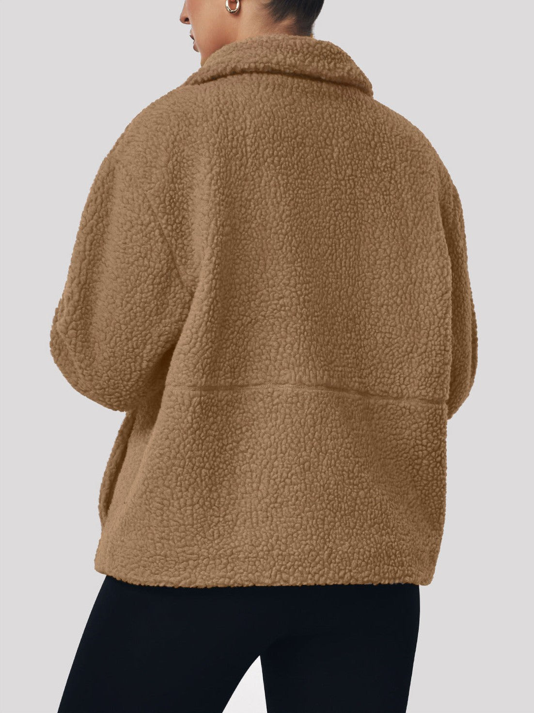 Turn-Down Collar Coat