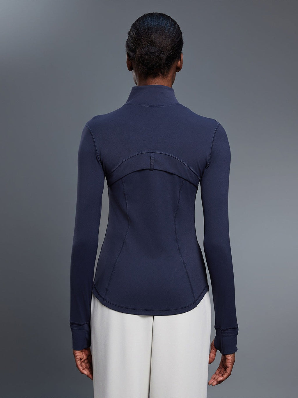 Bone White Gold Label Zipper