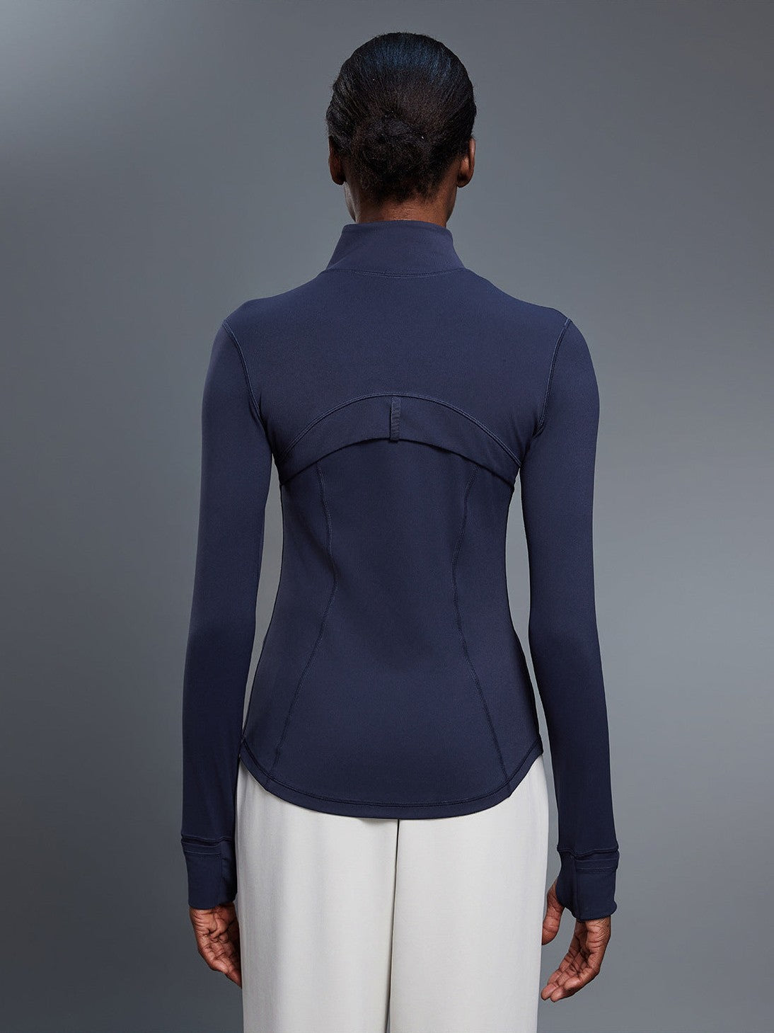 Bone White Gold Label Zipper