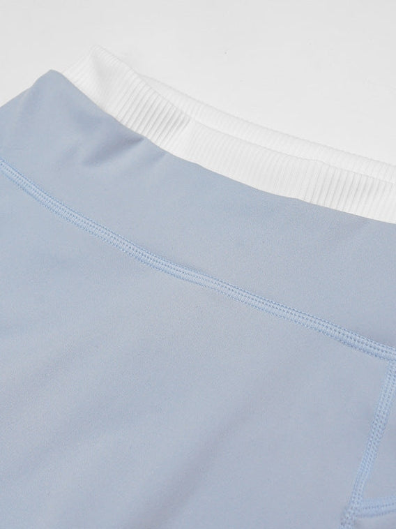 High Rise Patchwork Leggings