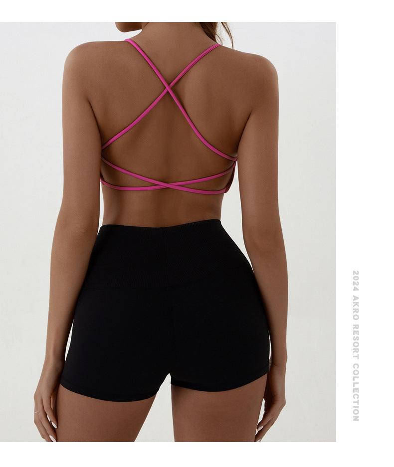 حمالة صدر رياضية كروس باك