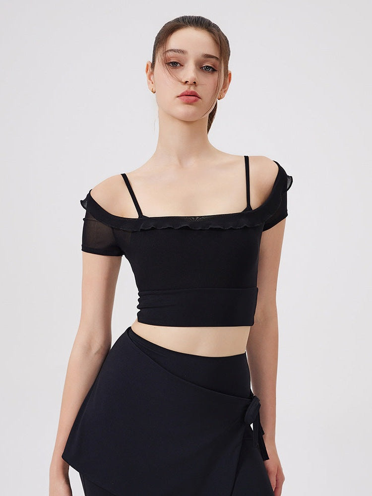 Luxe Crop Sports Bra