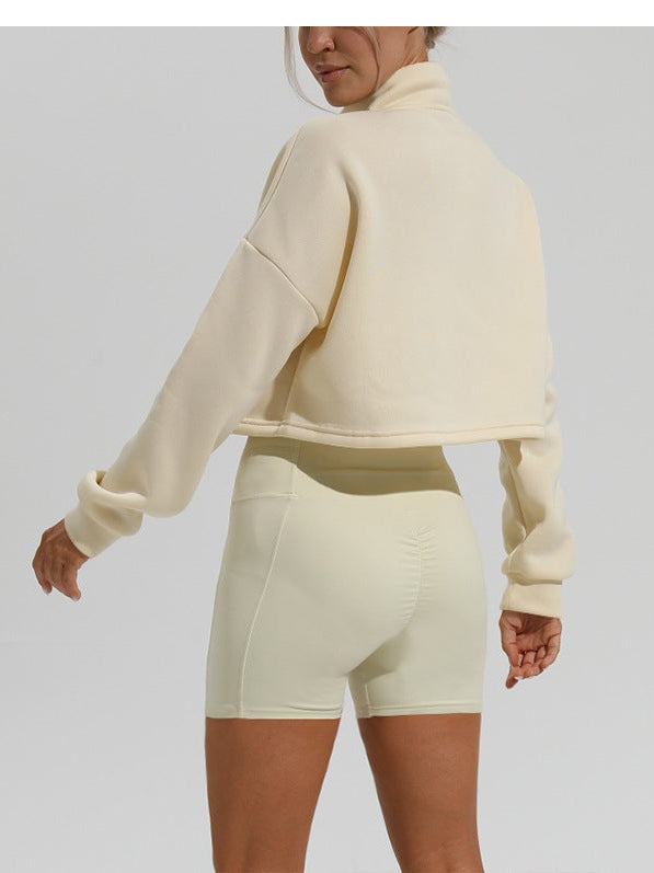 Jacke mit Stehkragen und Reißverschluss